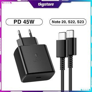 Bộ sạc nhanh 45W cho điện thoại Samsung Note 20, S21,S22,S23