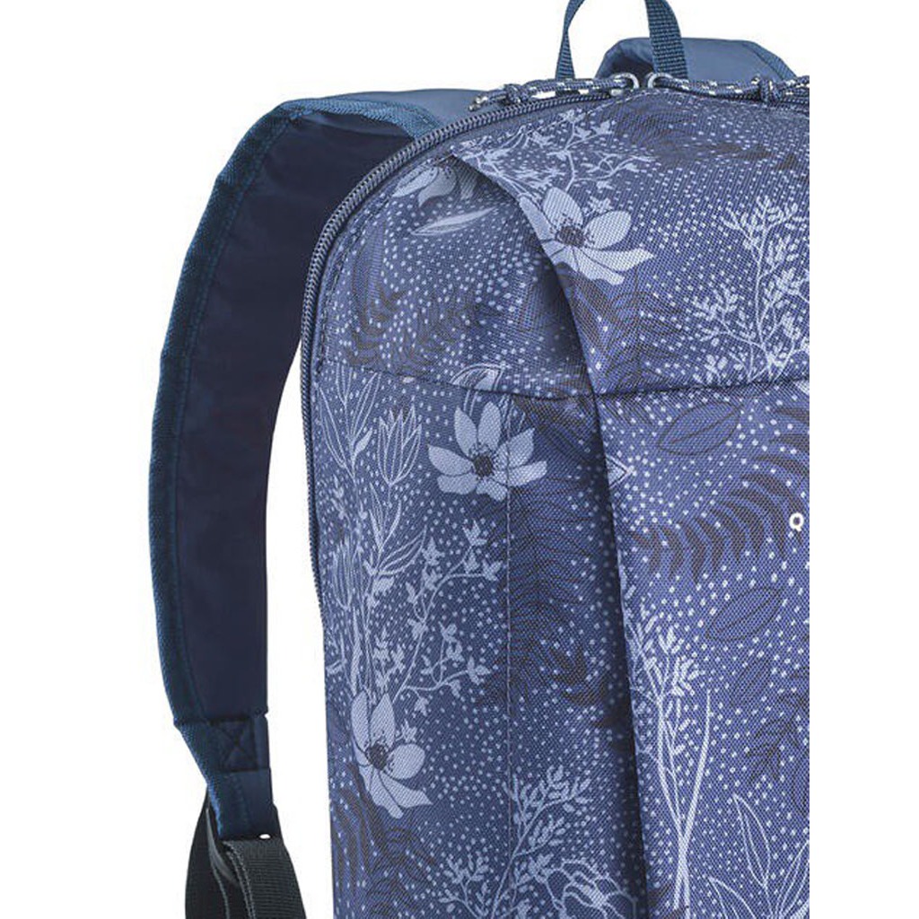 Balo thể thao Nam Nữ, Balo Thời Trang NCK NH100 10L Tím Họa Tiết QUECHUA