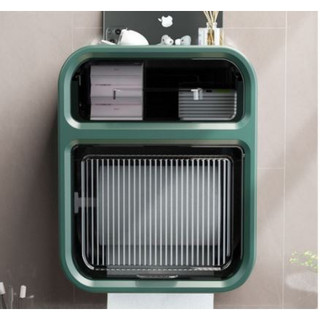Hộp đựng giấy vệ sinh 2 tầng cao cấp hộp đựng giấy hộp giấy vệ sinh có kệ để điện thoại