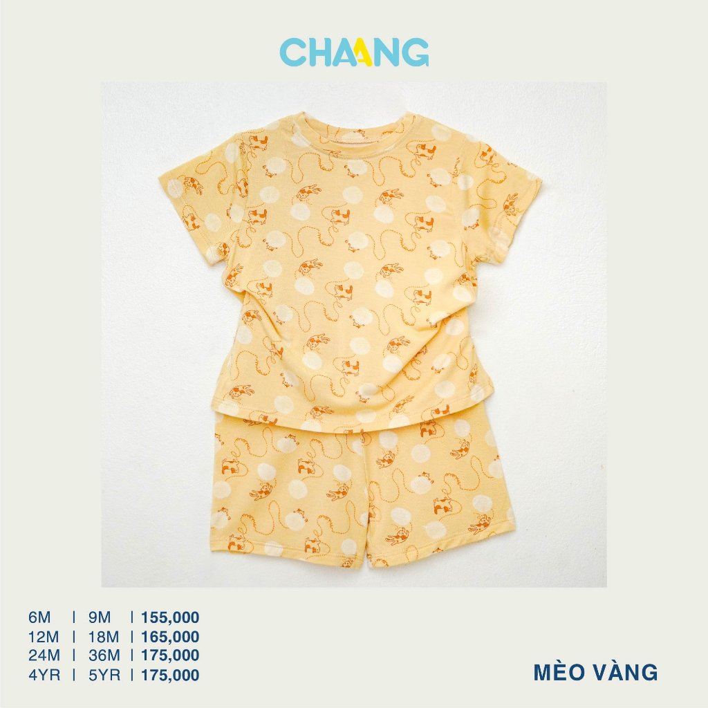 Bộ Cộc Tay Cho Bé CHAANG SS24