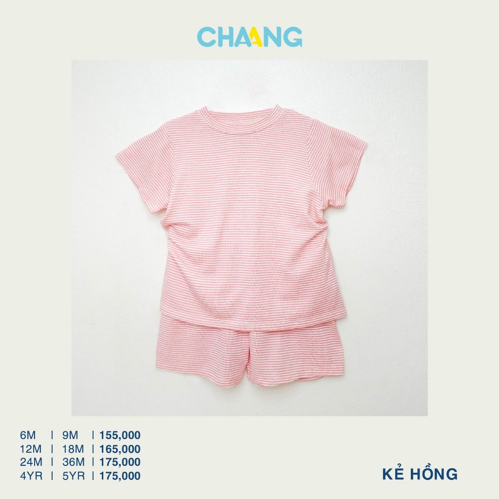 Bộ Cộc Tay Cho Bé CHAANG SS24