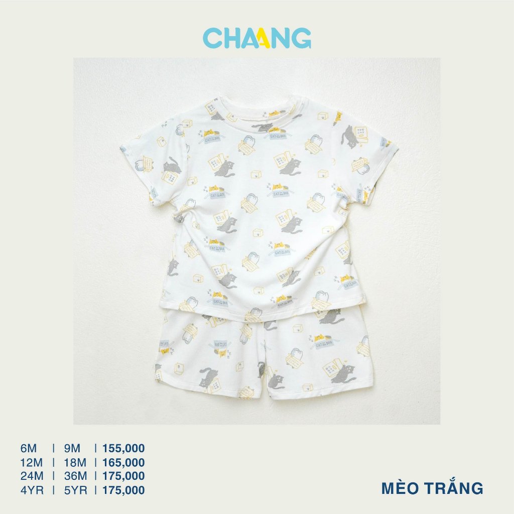 Bộ Cộc Tay Cho Bé CHAANG SS24