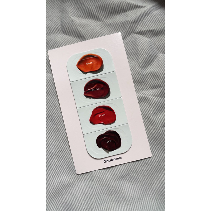 Sample kem má Glossier