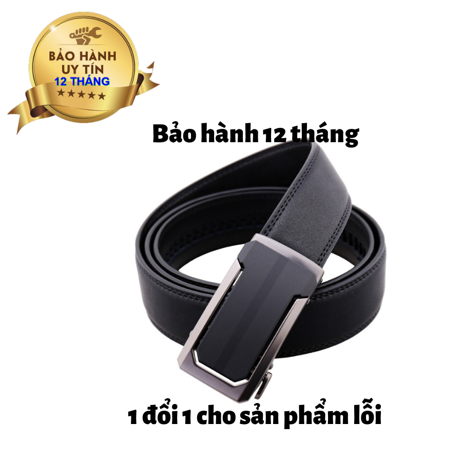 Thắt Lưng Nam Da Bò Thật Khóa Tự Động Cao Cấp Sang Trọng - TL22
