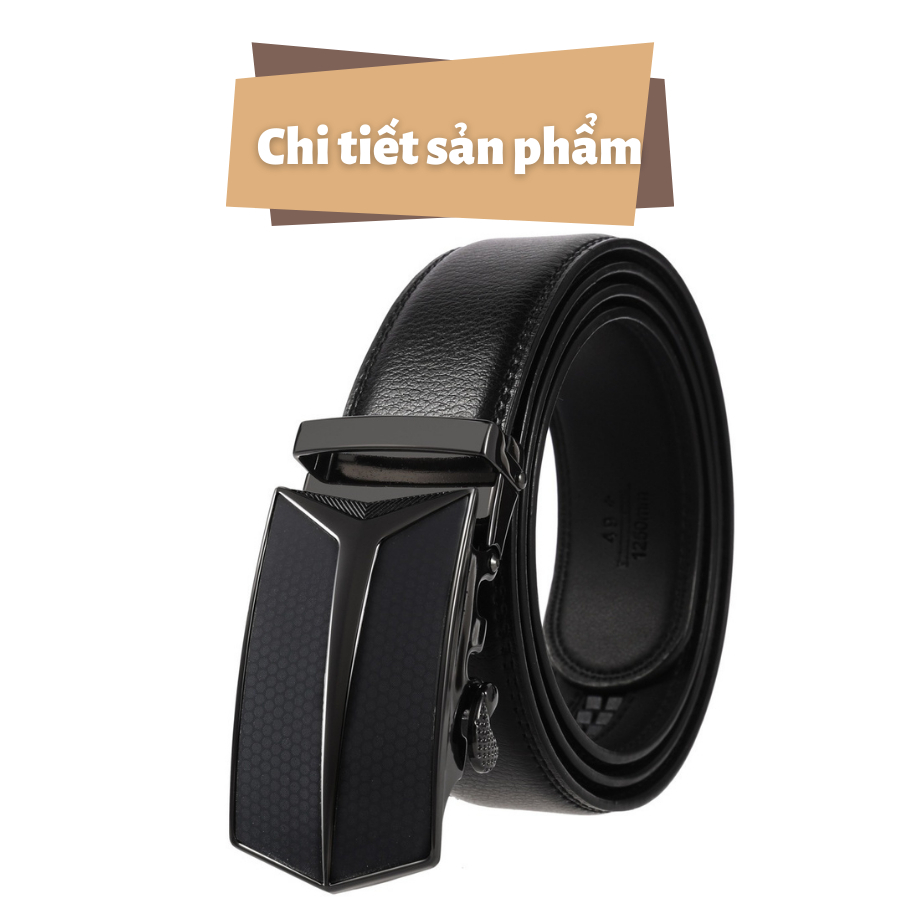 Dây Nịt Nam Da Bò Thời Trang - Thắt Lưng Nam Siêu Bền Đẹp, Tặng Kèm Hộp - TLY