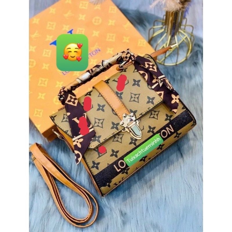 Túi xách nữ quai sách khoá xập da mềm rẻ đẹp