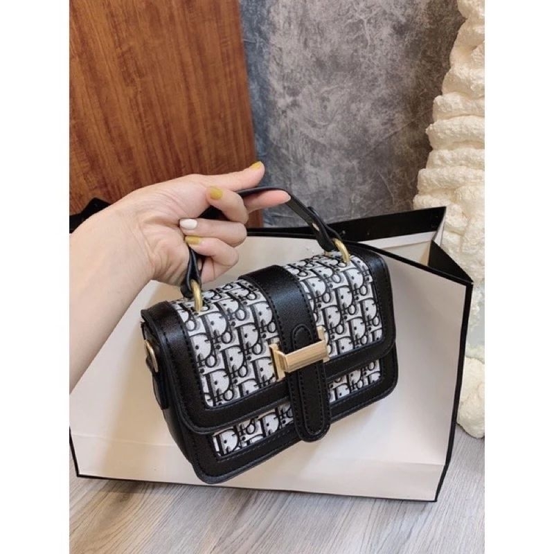 Túi xách nữ quai sách khoá xập da mềm rẻ đẹp