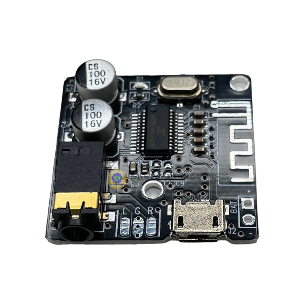 Mạch Giải Mã Âm Thanh Bluetooth 5.0 Có Jack Cắm 3.5mm Biến Loa Thường Thành Loa Bluetooth