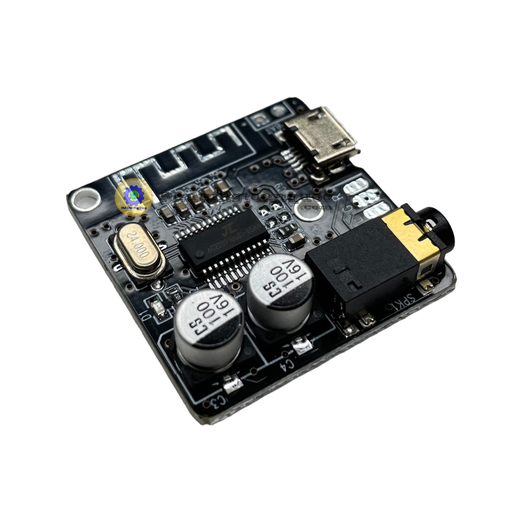 Mạch Giải Mã Âm Thanh Bluetooth 5.0 Có Jack Cắm 3.5mm Biến Loa Thường Thành Loa Bluetooth