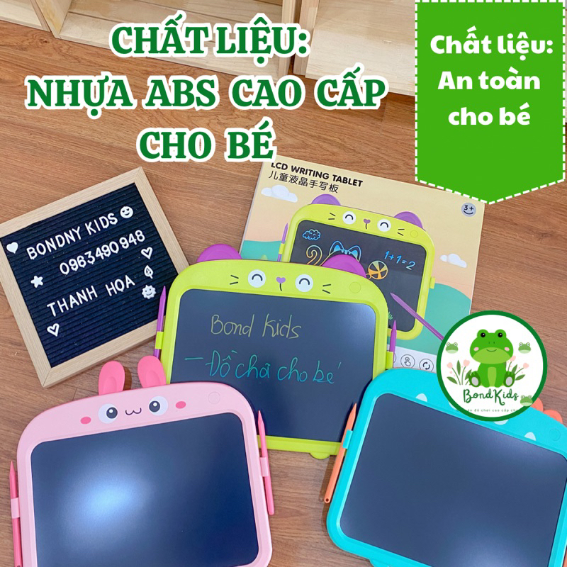 Bảng vẽ tự xoá cho bé thông minh chỉ một nút ấn, bảng từ tính tập viết, tập vẽ cho bé - BondKids