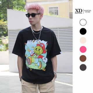 Áo thun nam ngắn tay NICEDAY 100% cotton thoáng mát phong cách basic The Xide