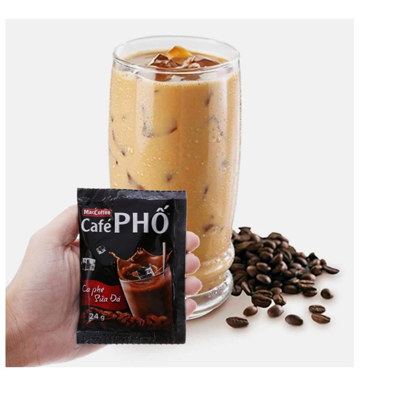 Cafe sữa đá Maccoffee Cafe Phố hộp 240g