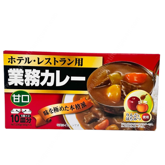 Viên Cari kiểu Nhật Kobe Bussan 200g hàng nội địa Nhật Bản - 4902688204410