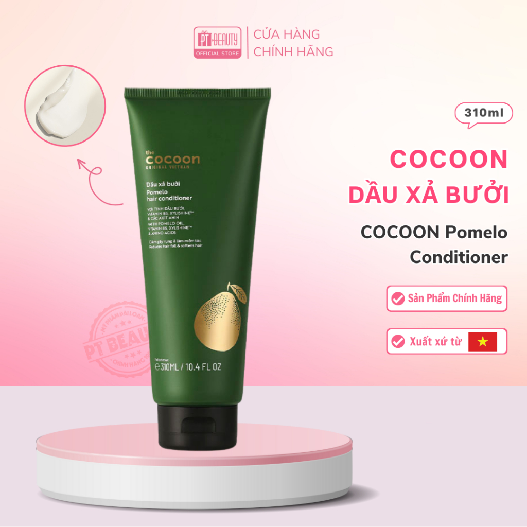 Dầu xả bưởi Cocoon giúp cung cấp dưỡng chất và bổ sung độ ẩm cho tóc 310ml