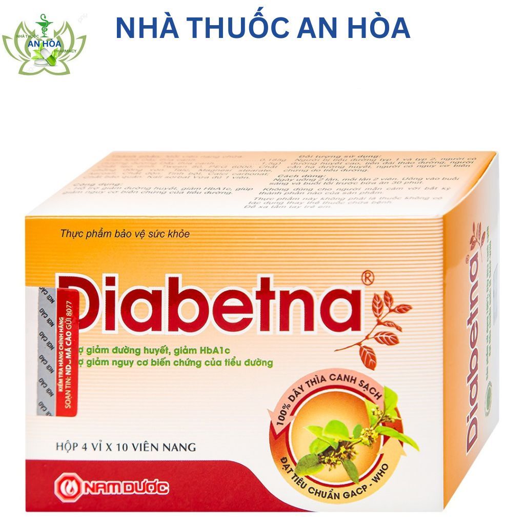 Diabetna Nam Dược (H/40v)