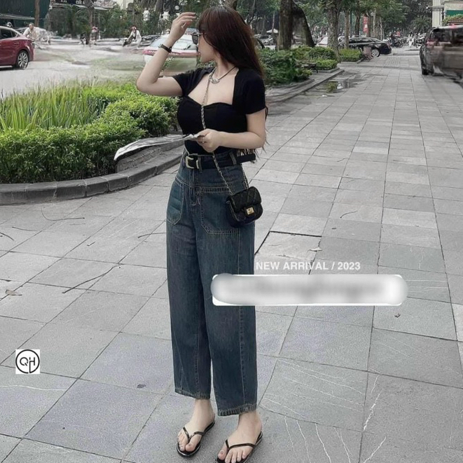 QUẦN JEAN BAGGY DENIM ỐNG RỘNG TRẺ TRUNG THỜI TRANG THU ĐÔNG Q6