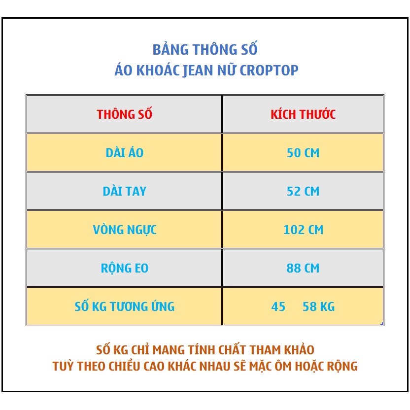 Áo khoác jean croptop nữ LATIFAH form rộng phong cách cá tính AK330