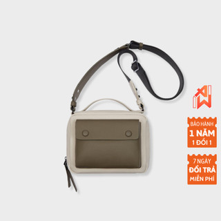 Túi hộp đeo chéo, túi đeo chéo nam nữ, túi xách unisex da PU trơn cao cấp thiết kế dạng hộp 2 ngăn sang trọng  ZAR02