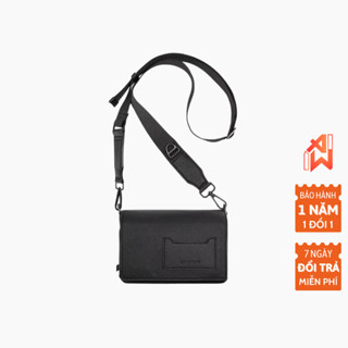 Túi đeo chéo, túi hộp đeo chéo nam chất da PU dệt sợi form messenger có ngăn đựng thể phong cách Hàn Quốc  ZAR01