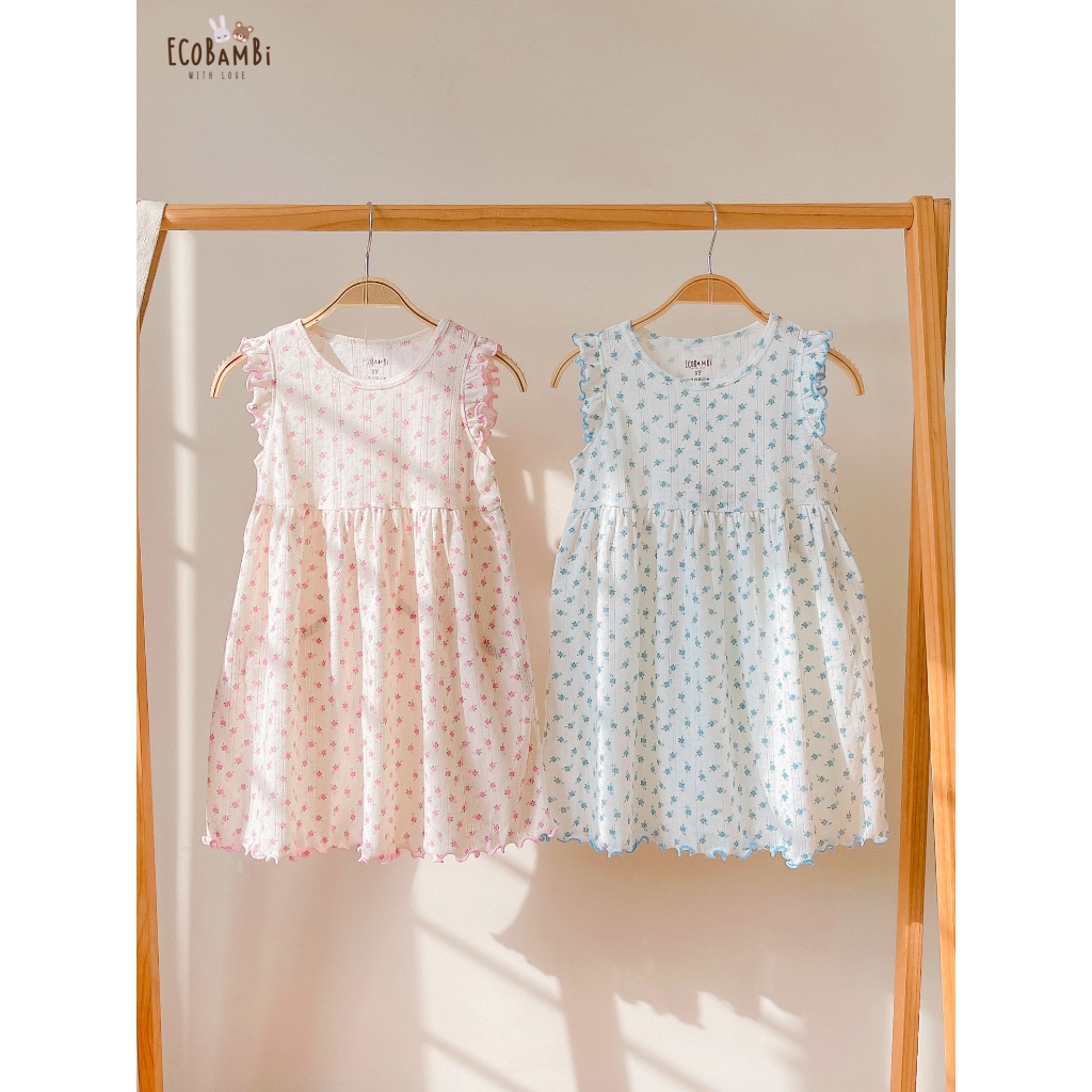 Đầm tay cánh tiên bé gái EcobambiWithLove