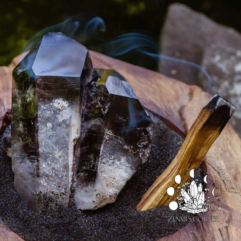 Đá Thạch Anh Khói Lemurian