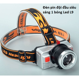 Đèn pin đội đầu siêu sáng 1 bóng led l9- f t41