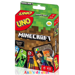 Bộ bài Uno minecraft meme siêu vui nhộn hài hước