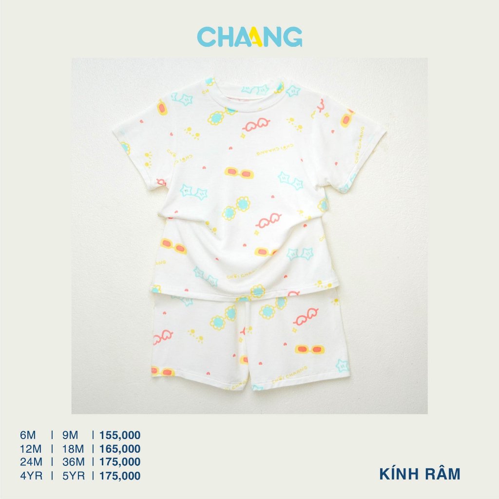 Bộ Cộc Tay Cho Bé CHAANG SS24