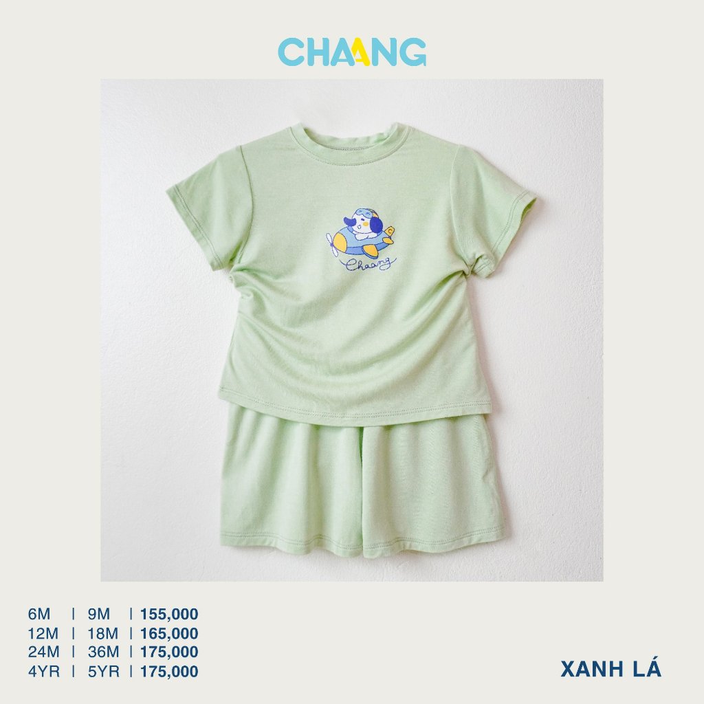 Bộ Cộc Tay Cho Bé CHAANG SS24