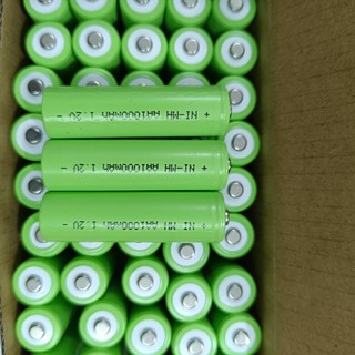 Pin sạc ni-mh aa/aaa chất lượng tốt 800mah- 2000mah - 1.2v đầu phẳng, đầu nhọn