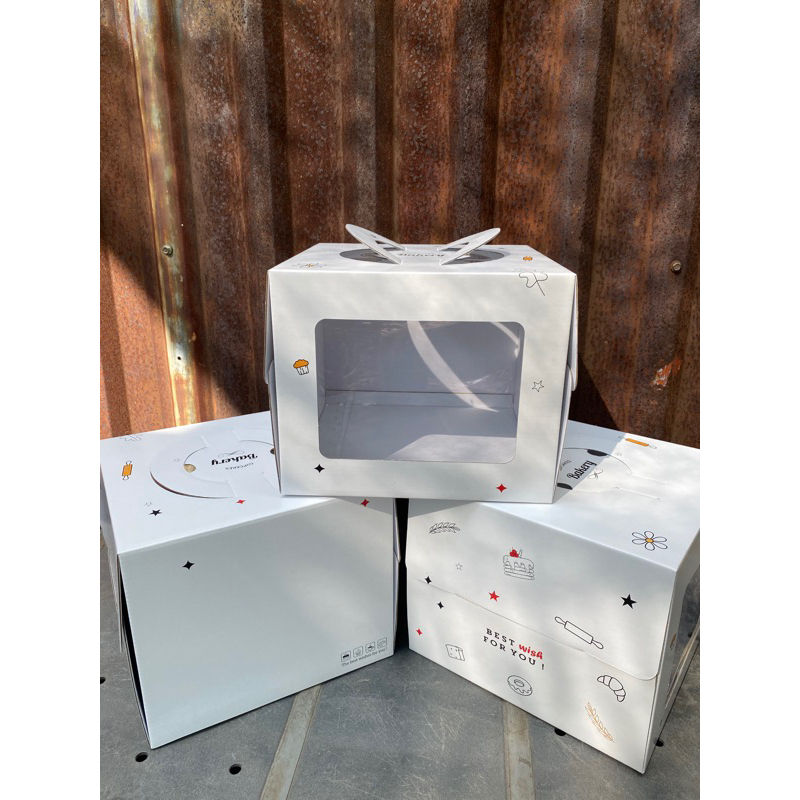 Combo 10 hộp bánh kem kèm đế .