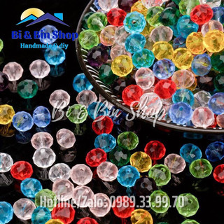 40g Hạt Nhựa Bánh Cam Làm Trâm Cài Tóc, Làm Phụ Kiện Thời Trang