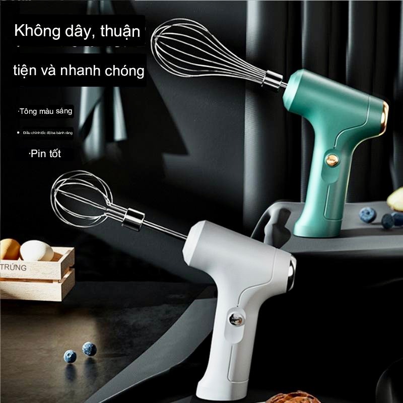 Máy Đánh Đều Màu Nhuộm , Đánh Trứng , Kem , Cafe , 2 Đầu Đánh ( Loại 1 )