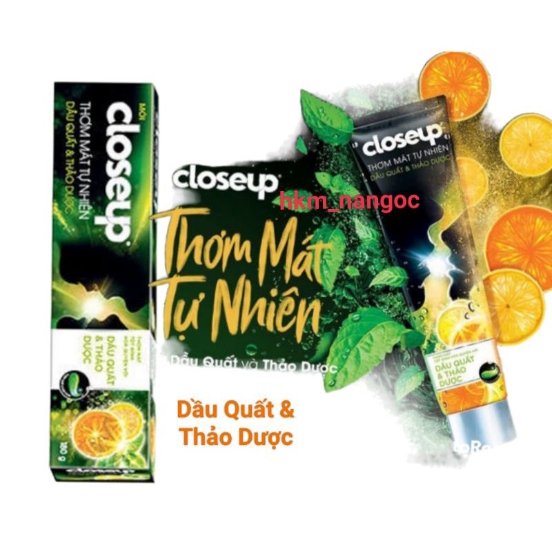 Kem đánh răng Closeup dầu quất và thảo dược 30gr