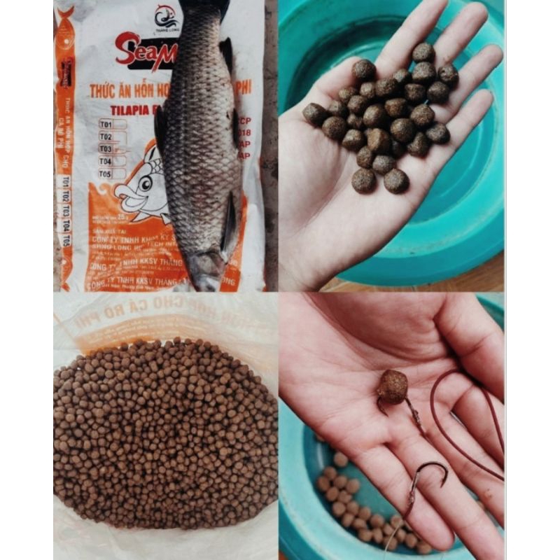 Cám câu Trắm đen Seamaster T12| 1kg