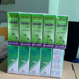 1 lốc 10 lọ nước muối sinh lý 0.9% cho bé