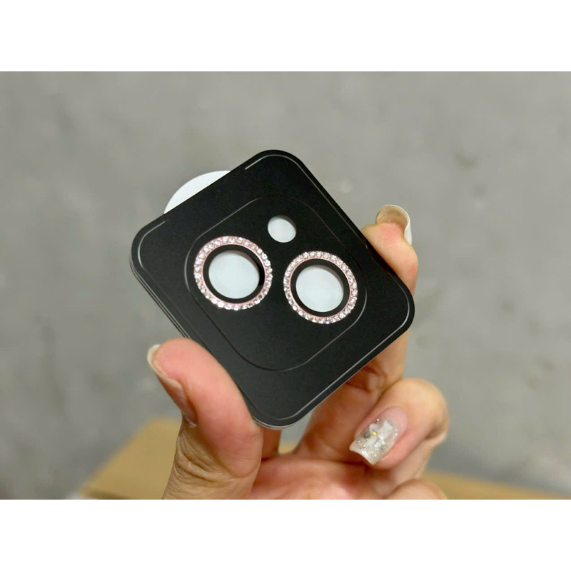 IPhone 15 Pro,15 Pro max / 15 | 15 Plus - Bộ 3 miếng Dán mắt Camera Đính đá hãng Autobot