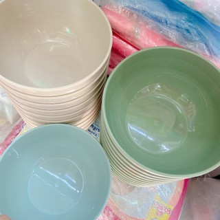 Tô canh, tô cơm sắc màu dày dặn kiểu ngấn màu mới