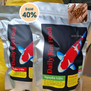 Thức ăn cá Koi, cám cá koi Daily Koi Food tăng size cá phát triển body tốt, lên màu đẹp