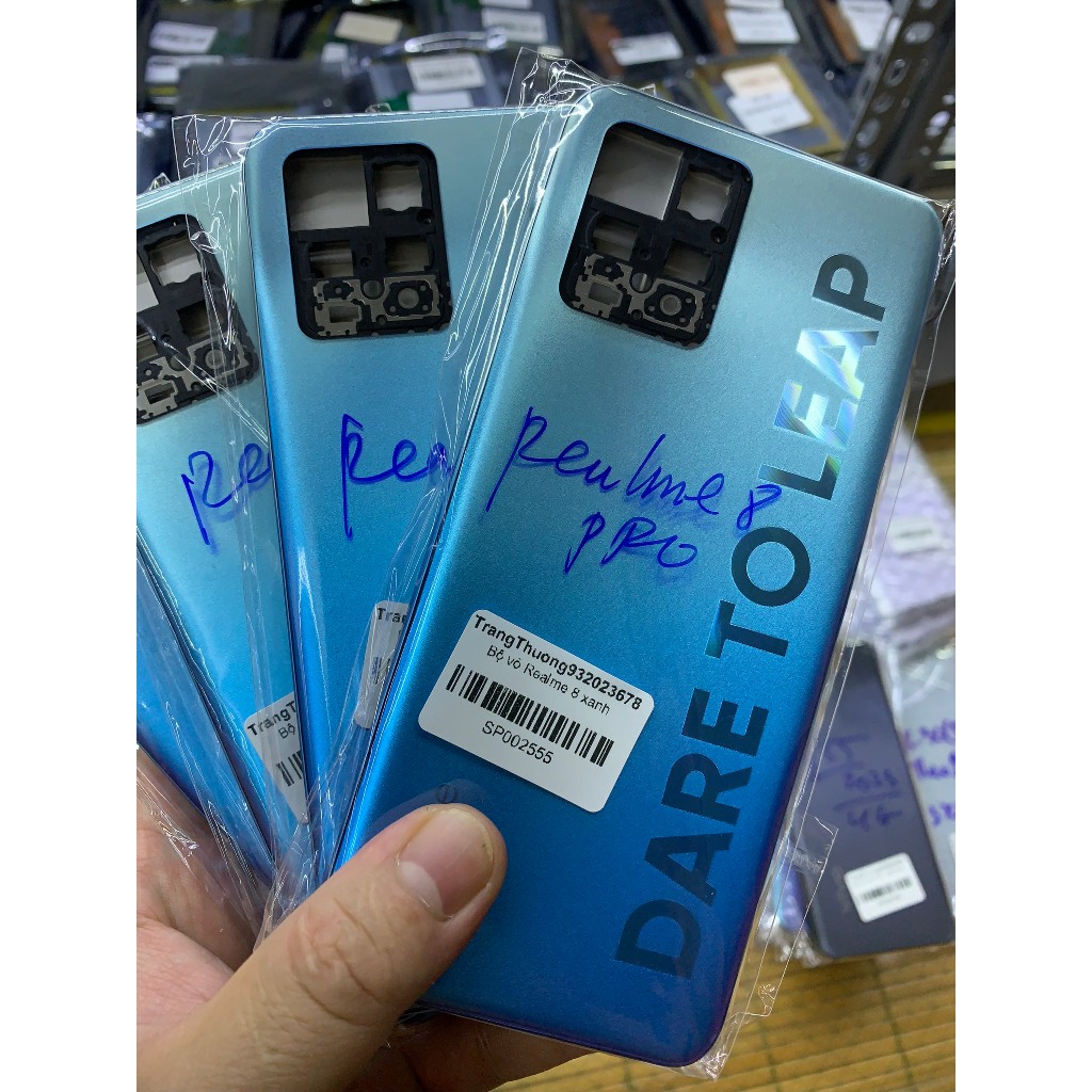 Bộ vỏ điện thoại zin realme 8 / Realme 8 pro / Lưng realme 8