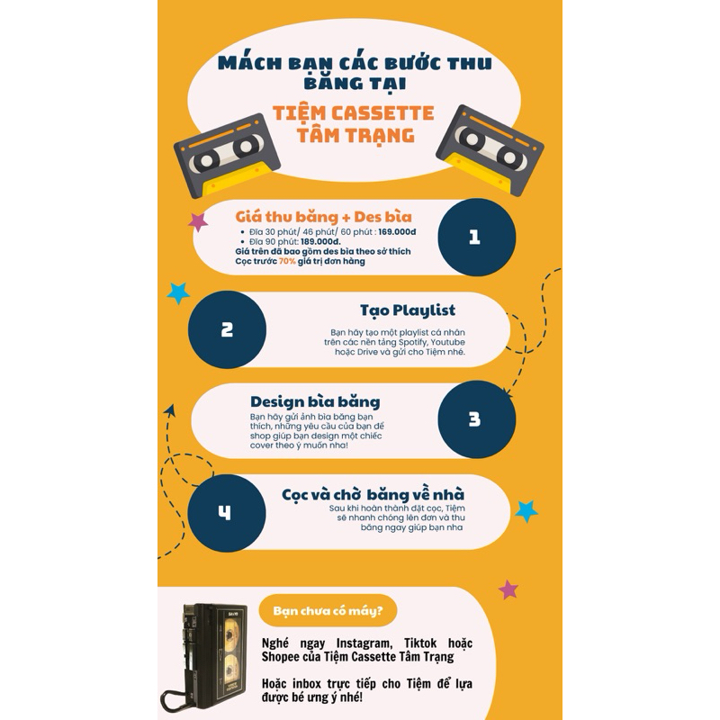 Custom Cassette theo yêu cầu