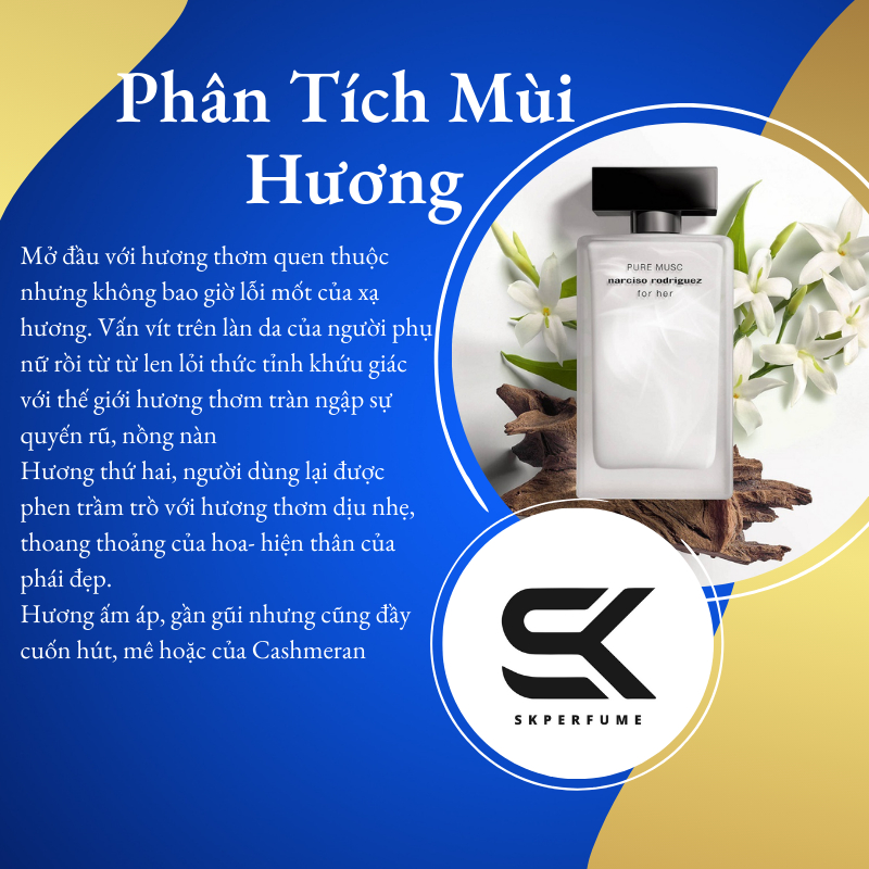 Nước Hoa Chiết Narciso Pure Musc For Her .Nước Hoa Nữ 10ml. Thơm Nhẹ_Thanh Lịch Quyến Rũ