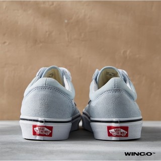 (Giày Chính Hãng) Vans Old Skool Baby Blue True White