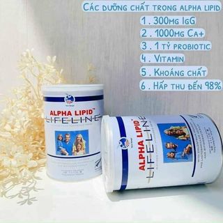 Sữa non Alpha Lipid Lifeline 450g (newzeland) (g)