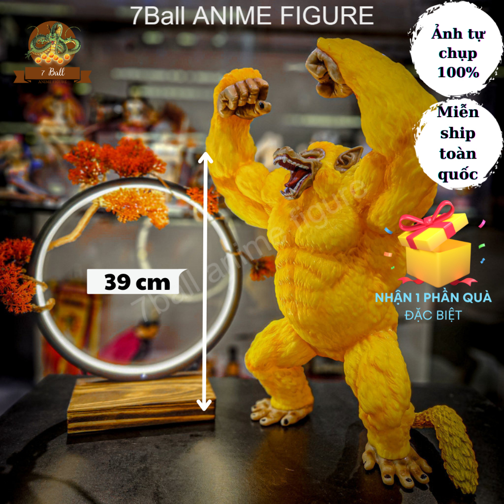 Mô hình Khỉ vàng Songoku khổng lồ cao 39cm siêu nét - Goku hóa khỉ