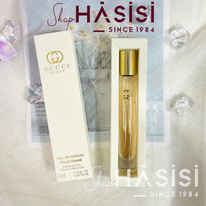 Nước Hoa Mini GUCCI - Guilty Pour Femme EDP 7.4ml (Trắng - Dạng Lăn)
