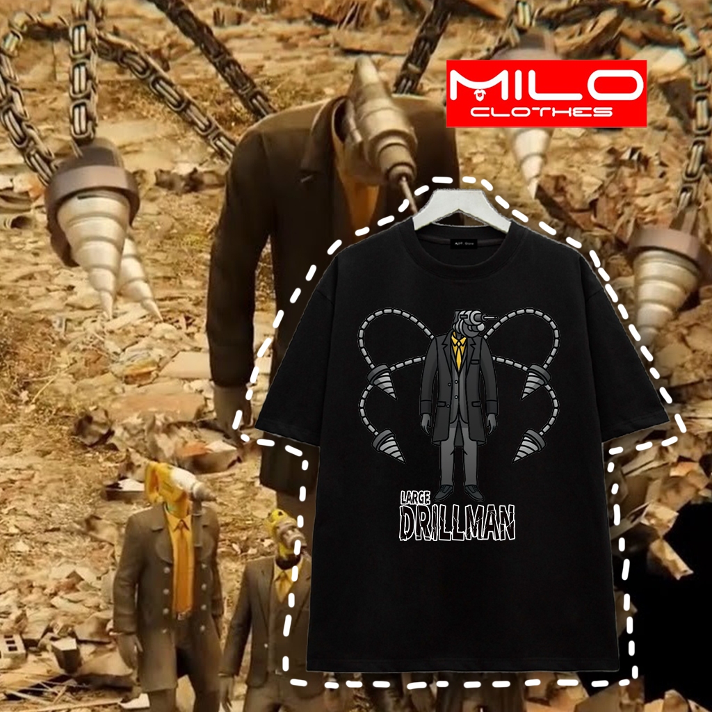 NEW Áo Thun Large Dgillman Người Máy Đầu Khoan - Speakerman Skibidi Toilet, dành cho bé, cực đẹp