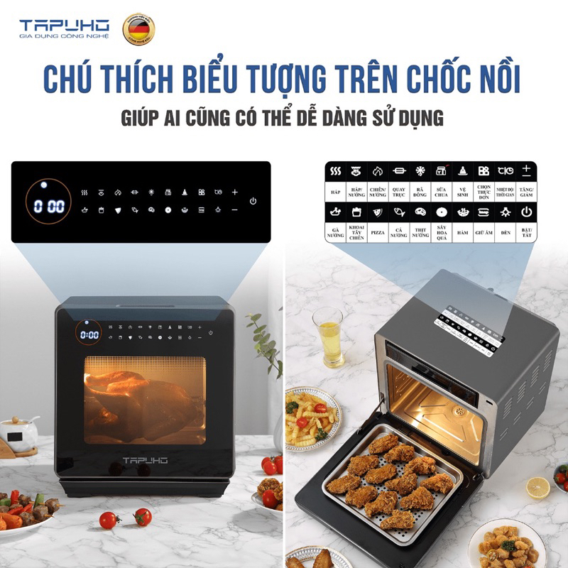 Nồi Chiên Hơi Nước 16L TAPUHO TSF16