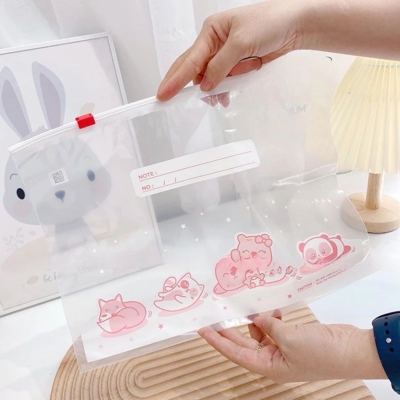 HỘP 12 TÚI ZIP KHÓA SUNMUM BẢO QUẢN THỰC PHẨM/SỮA MẸ CHO BÉ