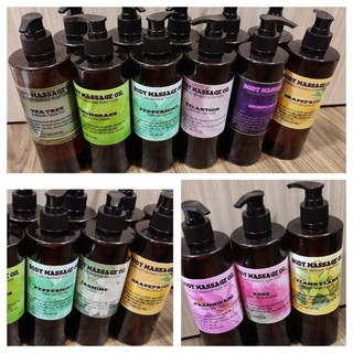 Dầu massage body dành cho spa đông y hương sả chanh, bạc hà, quế gừng, lavender dưỡng sinh đông y, an toàn cho da